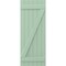 Ekena Millwork Americraft 6-Board (2 Batten) Wood Joined Board-n-Batten Shutters w/ Z-Bar, ARW102BB621X77SGH, PR ARW102BB621X77SGH - alternate 7